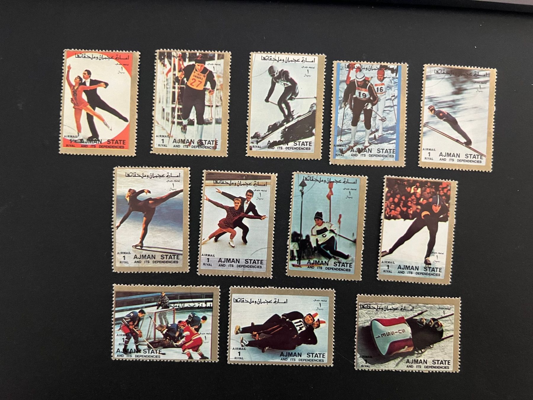 Tutti i francobolli: Ajman 1973 Wintersport **. (C553) – Nuovo (secondo la descrizione) da Hinwil venduto da Sidi4