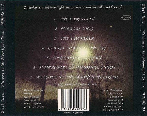 CDs: Black jester - Welcome... – D'occasion à St-Cergue par VeganWarrior 1