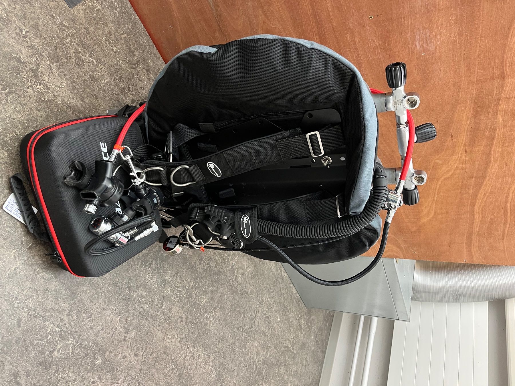 Bouteilles de plongée: Tauchgerät Scuba Force Doppelgerät mit Jacket Set – D'occasion à Meilen par balois 3