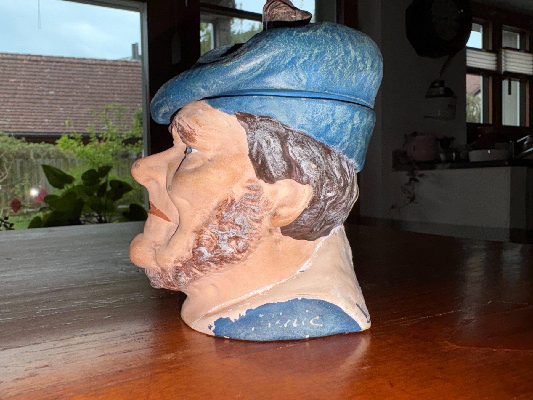 Statuette: Antike Tabakdose - Porzelankopf - Steingutkopf- – Usato da Boppelsen venduto da roa_ccp9 2