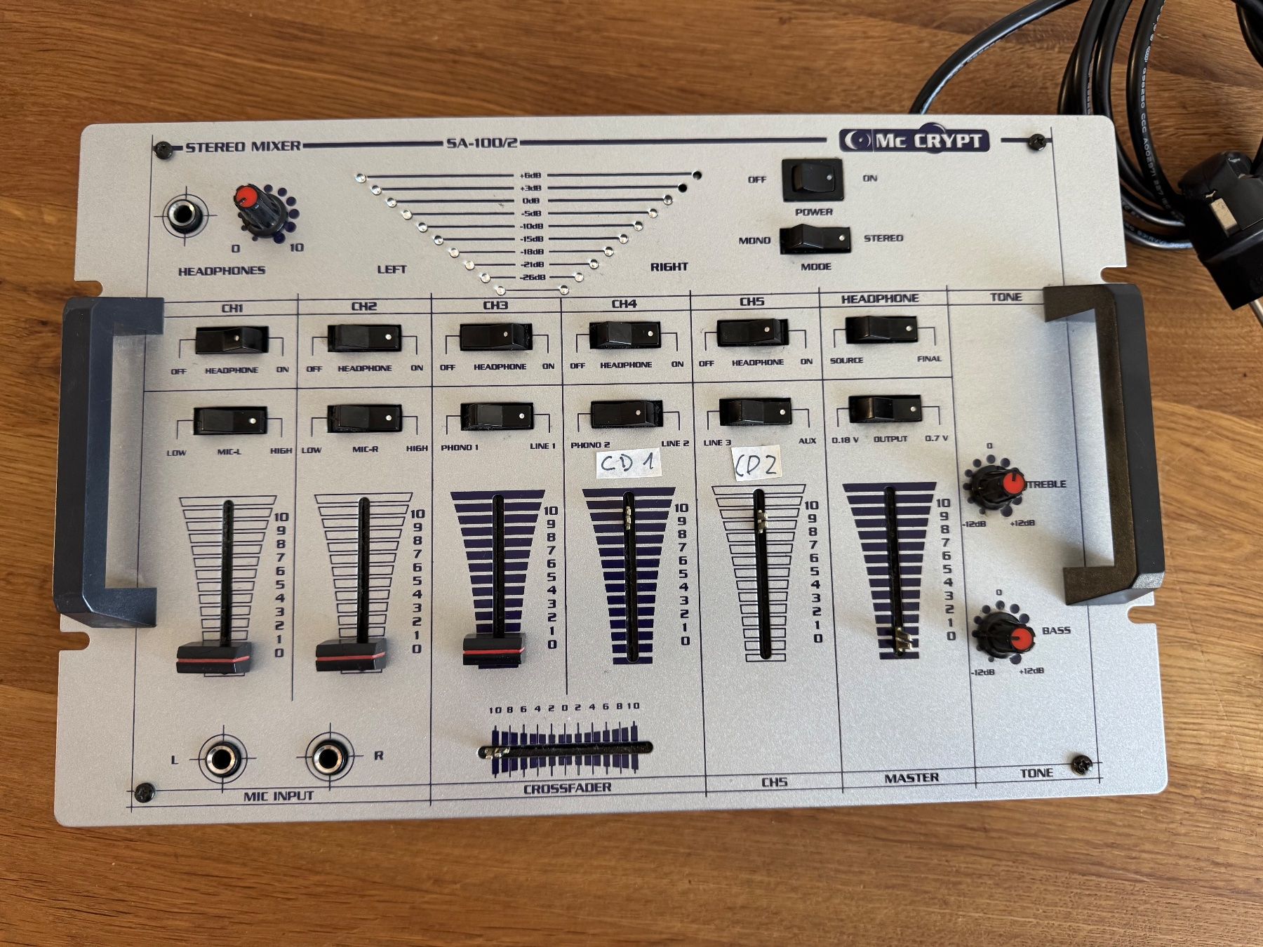 Mischpulte: Stereo Mixer MC Crypt SA 100/2 – Gebraucht aus Frauenfeld von difi67 2