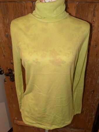 Trendiger Rollkragenpullover neongelb neu 38/40