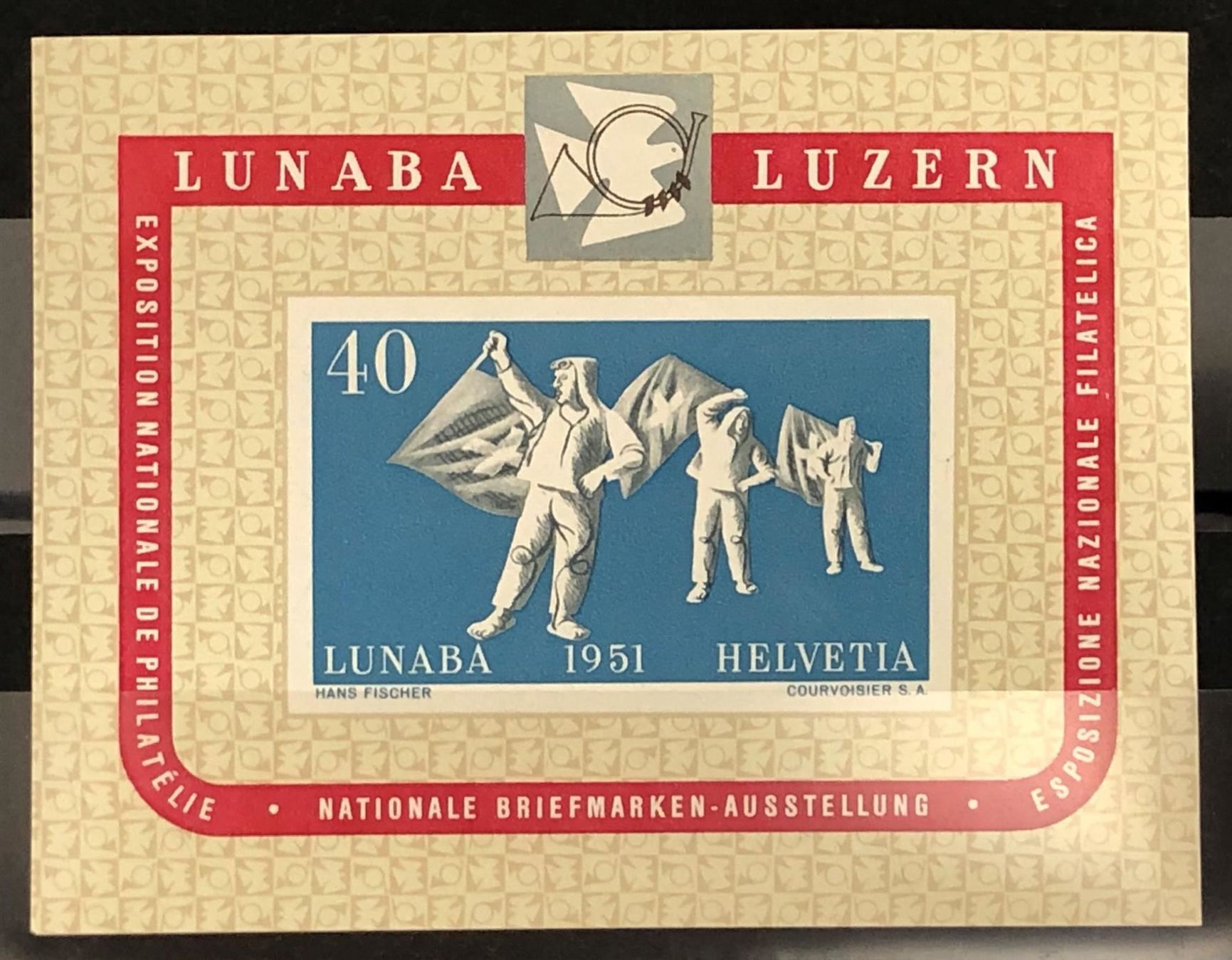 Tutti i francobolli: LUNABA BLOCK 1951** – Nuovo (secondo la descrizione) da Oberwil BL venduto da SALOB