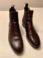 VARESE, dunkelbraune Lederstiefeletten, Grösse 38, wie neu