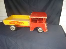 Wisa Gloria Lastwagen Kipper Kinderspielzeug Holz