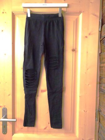 Coole Leggings tief schwarz Chicorée Gr. XS - 260264
