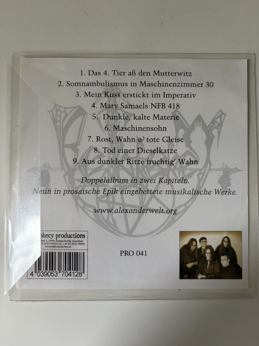 CD: Bethlehem - Schatten aus der Alexander Welt – Usato da Zürich venduto da Tyler1983 1