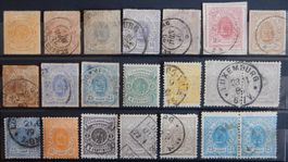 Luxemburg ex. Kat. 16-43 */(*)/gest. 1865/80 Kat. 273 Euro