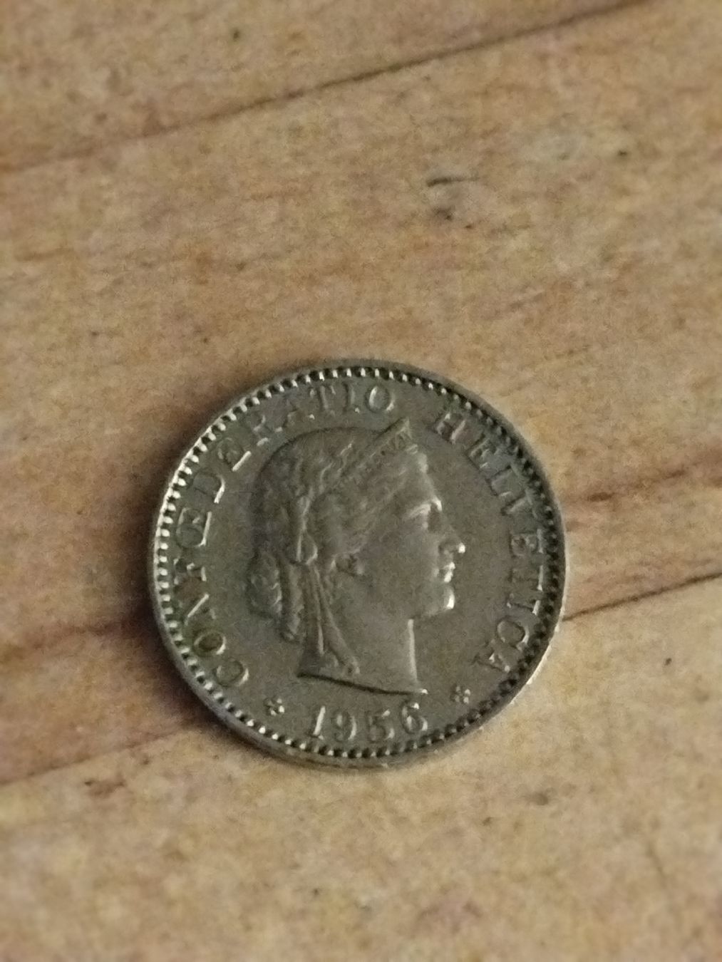 Alle Münzen: pièce de 20 centimes suisse 1956 – Gebraucht aus Châtel St Denis von Magil71 1