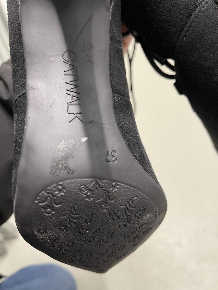Scarpe da donna: Schwarze Schnürschuhe Catwalk Gr. 37 – Usato da Wohlen AG venduto da abaci 3
