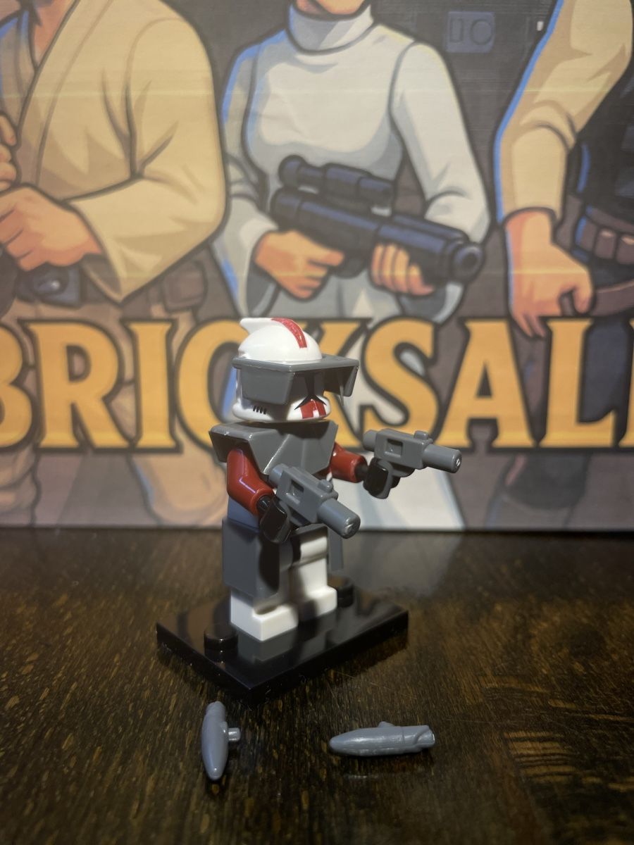Star Wars Statuette: Star Wars Clone Trooper Commander Fox Phase 1 MOC. – Nuovo (secondo la descrizione) da Zufikon venduto da BrickSales