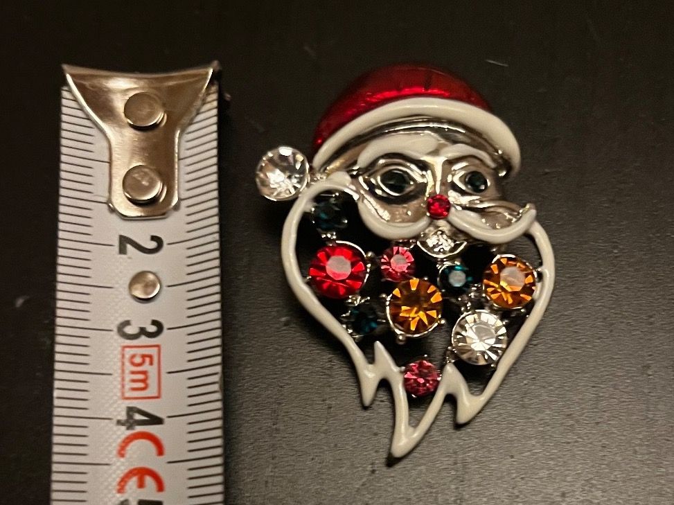 Spille & Fermagli: Amulett /Brosche 2 in 1 Weihnachtsmann – Nuovo (secondo la descrizione) da Gams venduto da Mariawicca 7