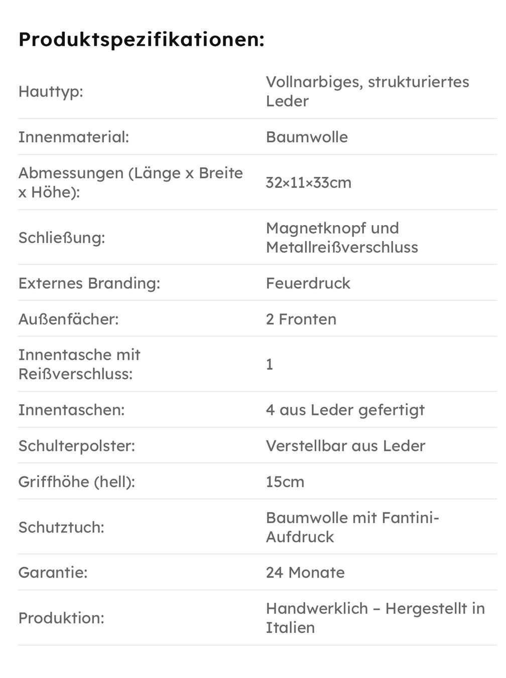Zaini: Rucksack aus Palermo-Leder – Nuovo e nell'imballaggio originale da Wittenbach venduto da bes_k8vr 8