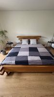 Doppelbett Vollholz Eiche