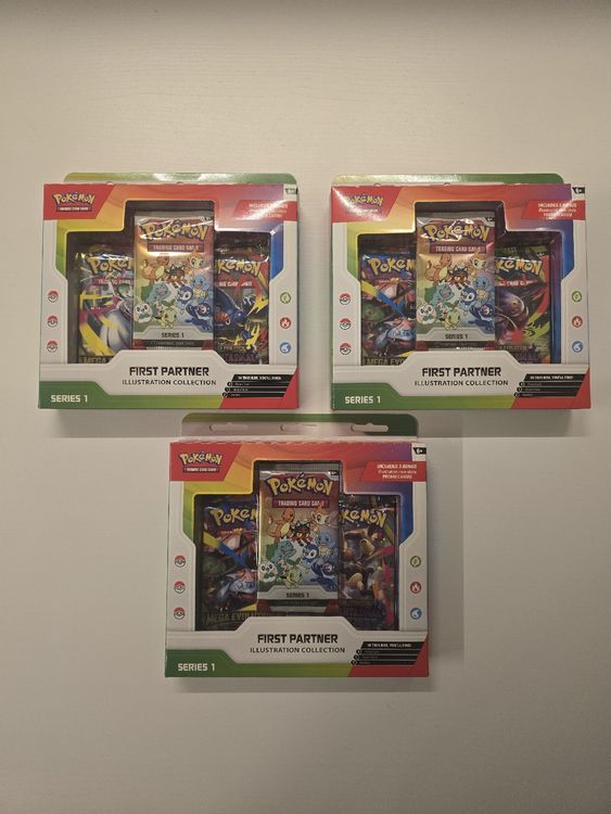 X3 pokemon first partner collection ENG ab 1.- (Neu und ...
