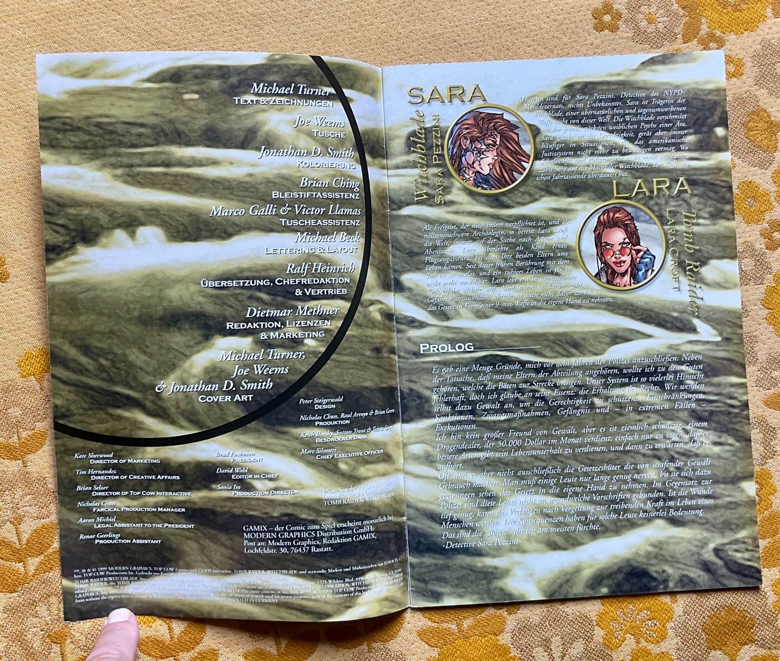 Fumetti: Tomb Raider + Witchblade Heft Nr 1 von 1999 – Nuovo (secondo la descrizione) da Endingen venduto da nathan05 1