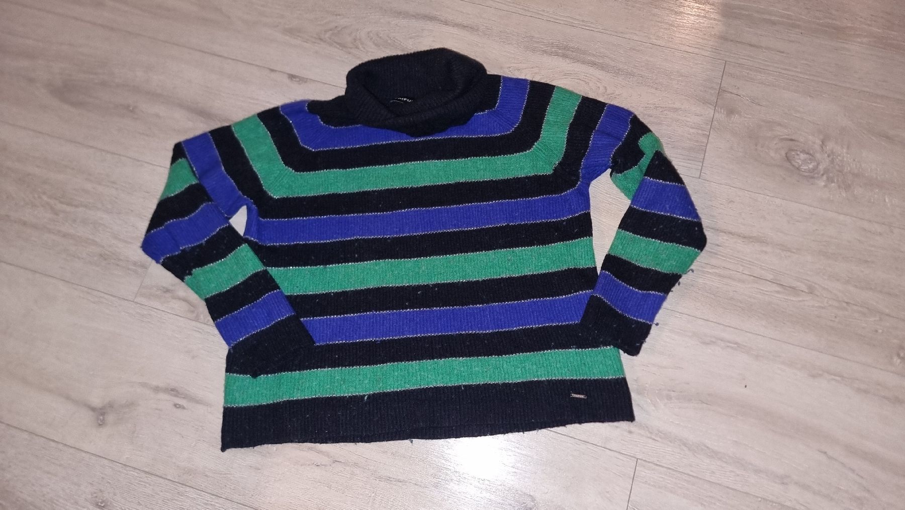 Maglioni & Felpe: Taifun Rollkragenpullover, gestreift, Grösse XS – Usato da Wigoltingen venduto da Zuckerfee84