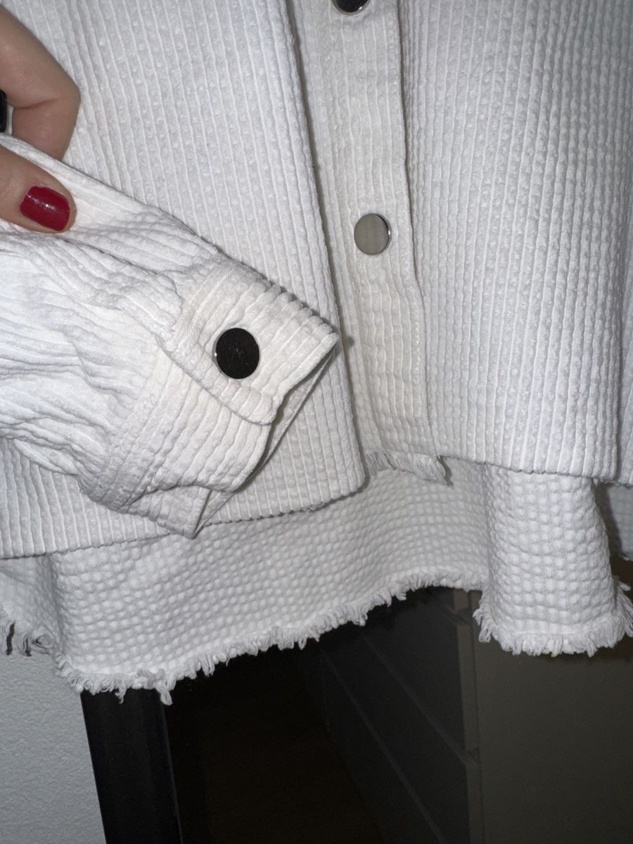 Hemden: White Corduroy Overshirt Jacket – Neu (gemäss Beschreibung) aus Zürich von VittoDS 2