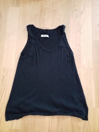 Black Max&Moi Tanktop with paillettes