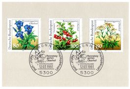 NATUR UND UMWELTSCHUTZ BLUMEN DEUTSCHE BUNDESPOST - NB32