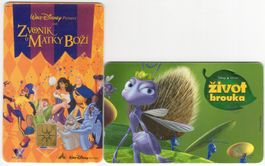 2 verschiedene Walt Disney Telefonkarten