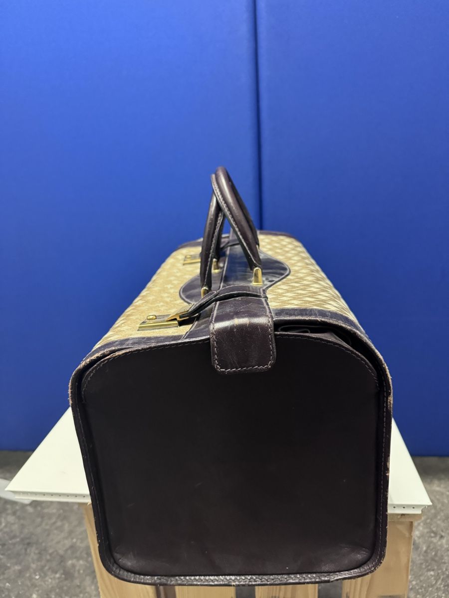 Borse: Vintage Reisetasche aus Leder & Stoff – Usato da Bern venduto da samryan 4
