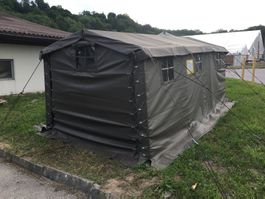 Militär Kommandozelt 53 Schweizer Armee/ Garage
