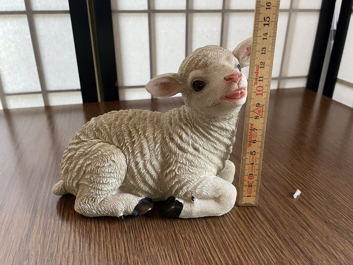 Tutte le decorazioni: Lamm aus Kunststoff in Originalverpackung – Usato da Wyssachen venduto da Hahe89 2