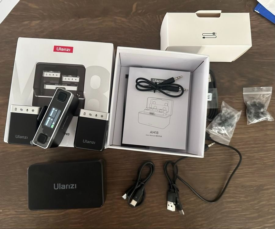 Cuffie: Ulanzi AM18 U-MIC Wireless Microphone like dji, rode – Nuovo (secondo la descrizione) da Geneve venduto da T36 1