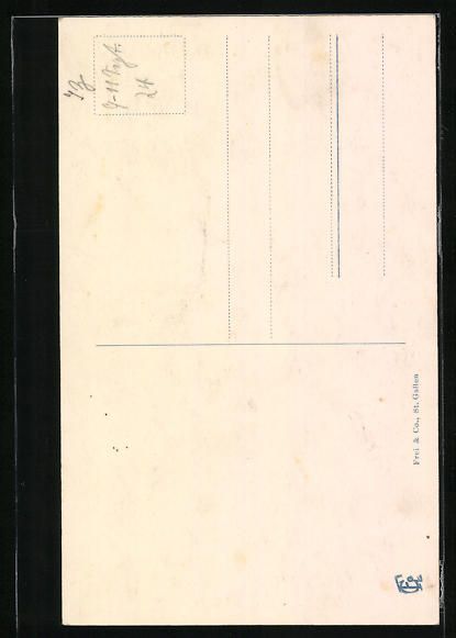 Cartoline postali: AK Appenzell, Partie am Schloss – Usato da Berlin venduto da bartko-reher 1