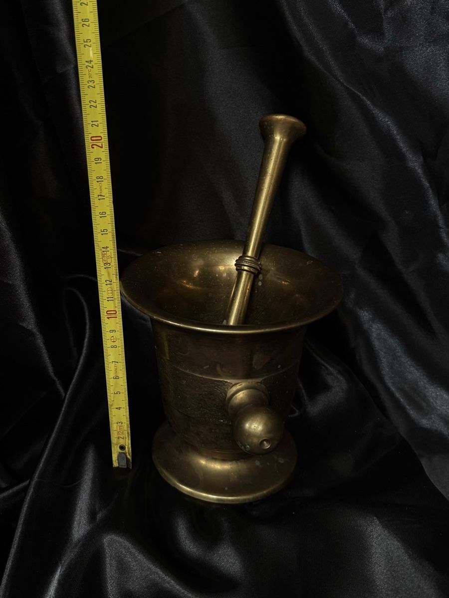 Altro per cucinare: Brass Mortar and Pestle Set used – Usato da Bern venduto da NOKOMETA 2