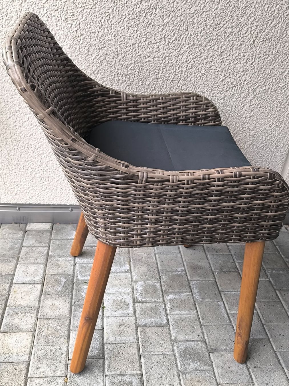 Vidaxl Sedie: Gartenstühle Poly Rattan Braun 6 Stück – Nuovo e nell'imballaggio originale da Malters venduto da Zanzibar11 1