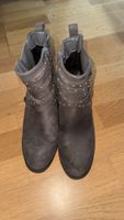 Graue Stiefeletten 38