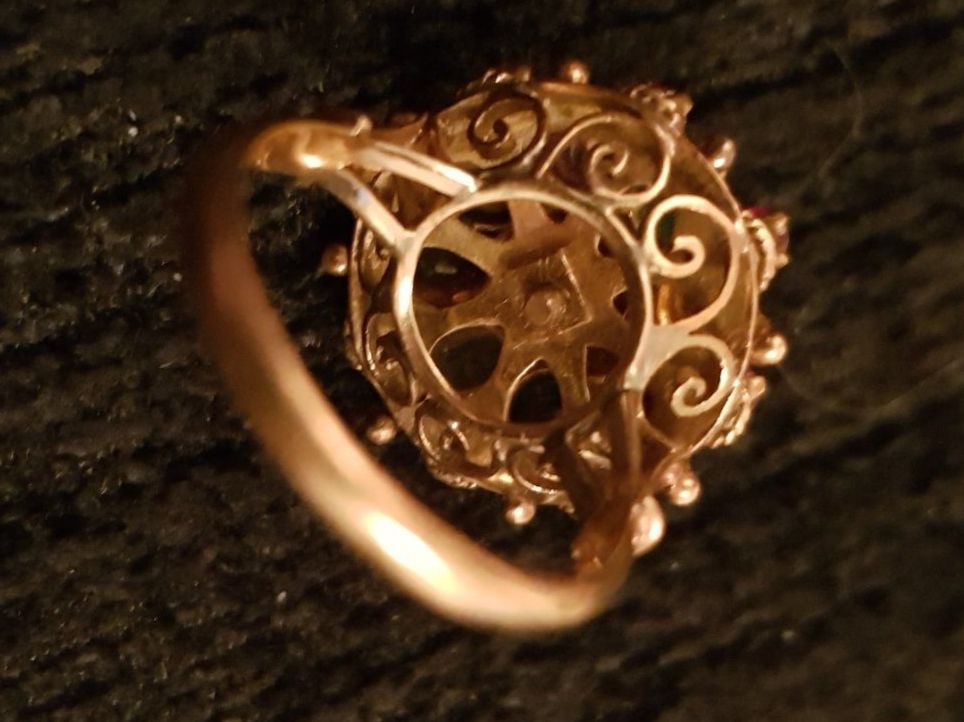 Anelli: Bague "Princesse" Thailandaise or jaune 14k; T.54 – Usato da Marly venduto da Barbarajane 6