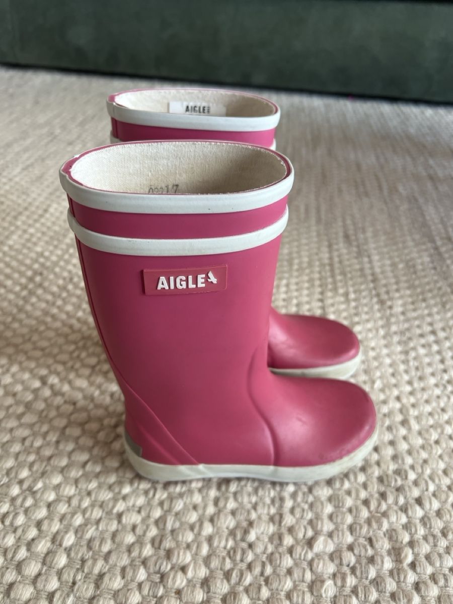 Scarpe per ragazze: Aigle Kinderstiefel Gr. 28 Pink – Usato da Zürich venduto da nabisco