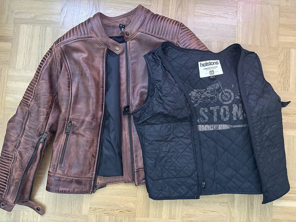 Jacken: MOTORCYCLE JACKET / VESPA JACKET HELSTONS ECHT LEDER – Neu (gemäss Beschreibung) aus Basel von megan.schweizer_ 1