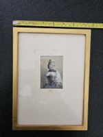 Antikes BILD, gerahmt, Tracht Bern, Rarität, Vintage