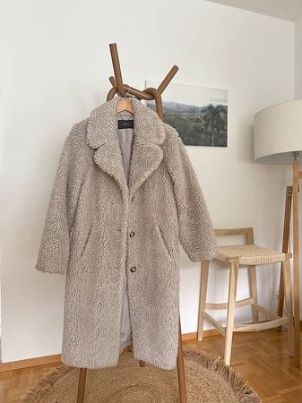 SET Teddymantel beige gebraucht Gr. 38/M