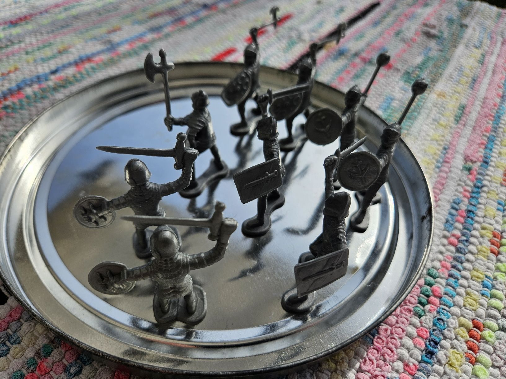 Statuette: 9 Ritterfiguren, Plastik – Usato da Wettingen venduto da Sk8ertomda 4