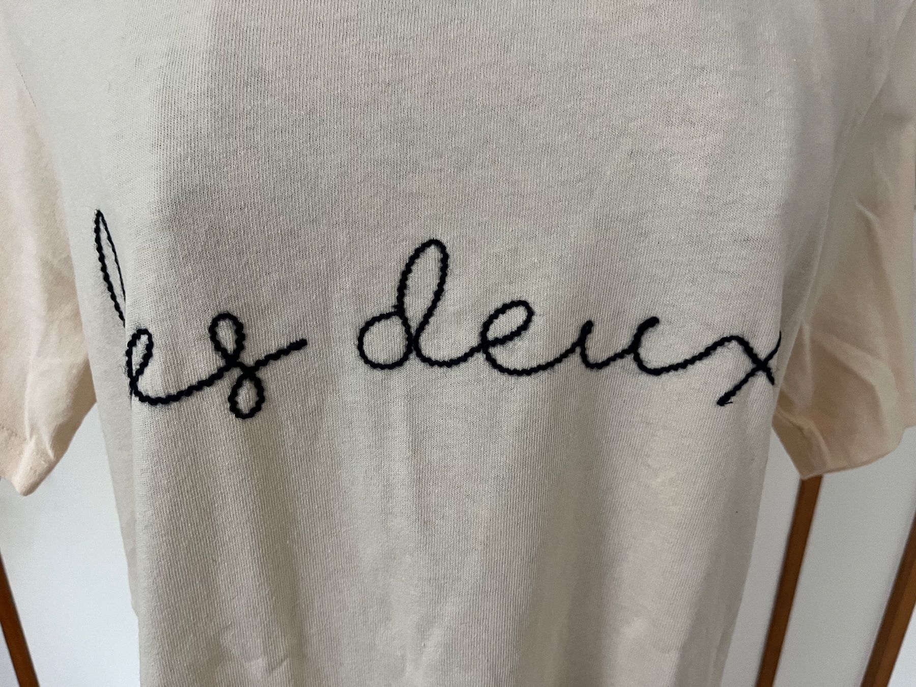 T-shirt: T-Shirt "les deux" Gr. S – Usato da Utzenstorf venduto da Ismaele 1