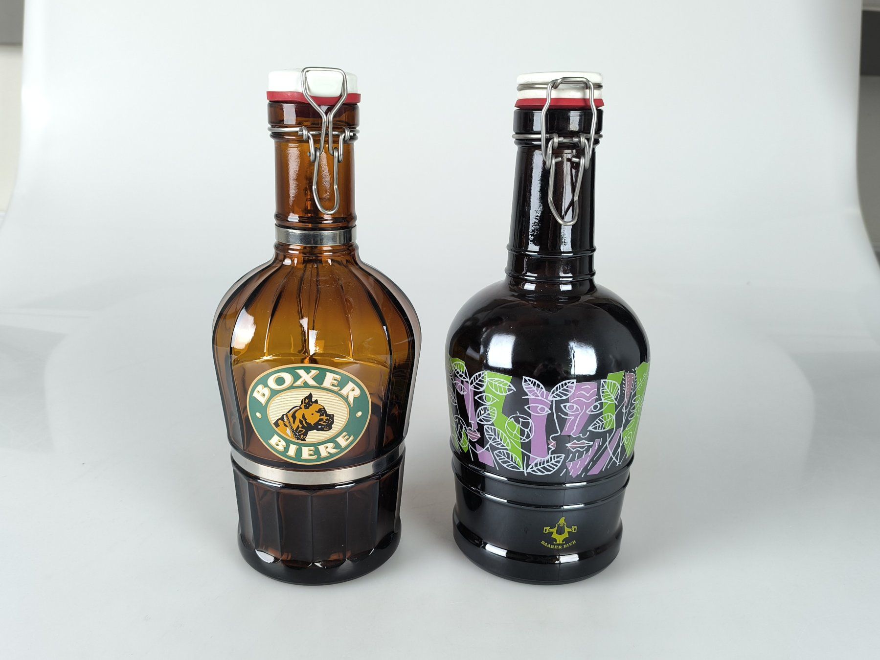 Bottiglie: 2er Set 2L Biersiphons: Boxer Bière & Baarer Bier – Nuovo (secondo la descrizione) da Rüti ZH venduto da Restwert_Rueti_ZH 8