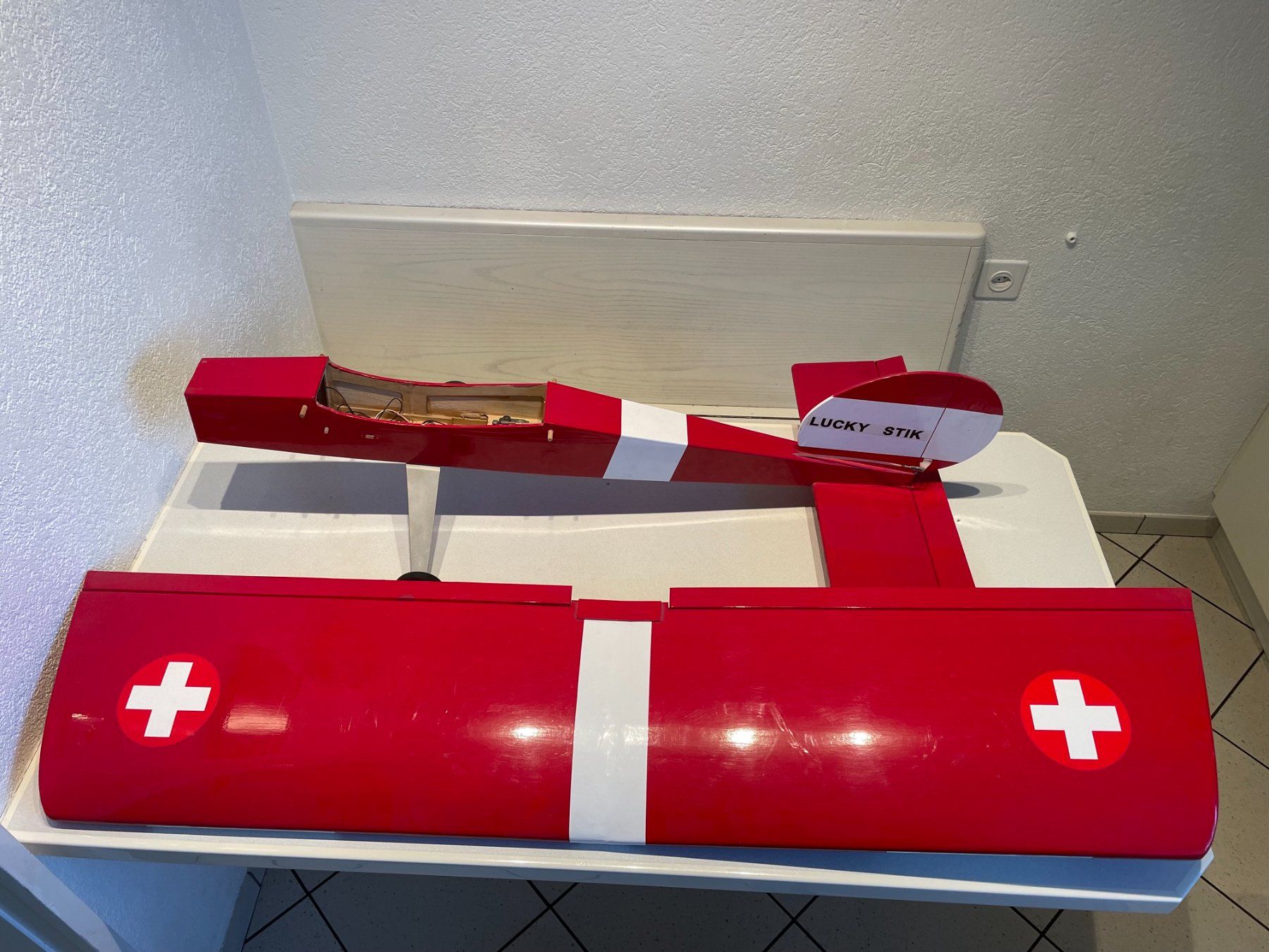 Modellismo RC: Lucky Stik Trainingsmodell SPW. 130cm – Usato da Sumiswald venduto da Noudi1