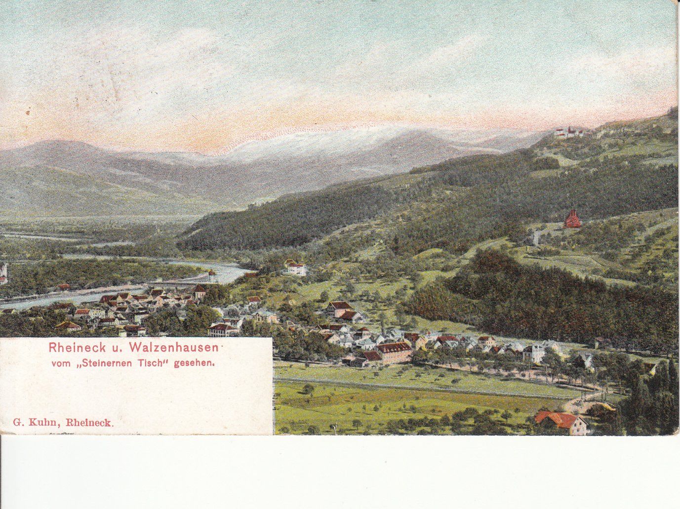 Ansichtskarten: Rheineck 1918 – Gebraucht aus Bürglen TG von StampGraf