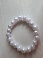 Schlichtes Perlenarmband, zeitlos elegant Modeschmuck