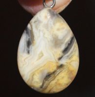 Anhänger L-9727 – Crazy Achat 22x16mm