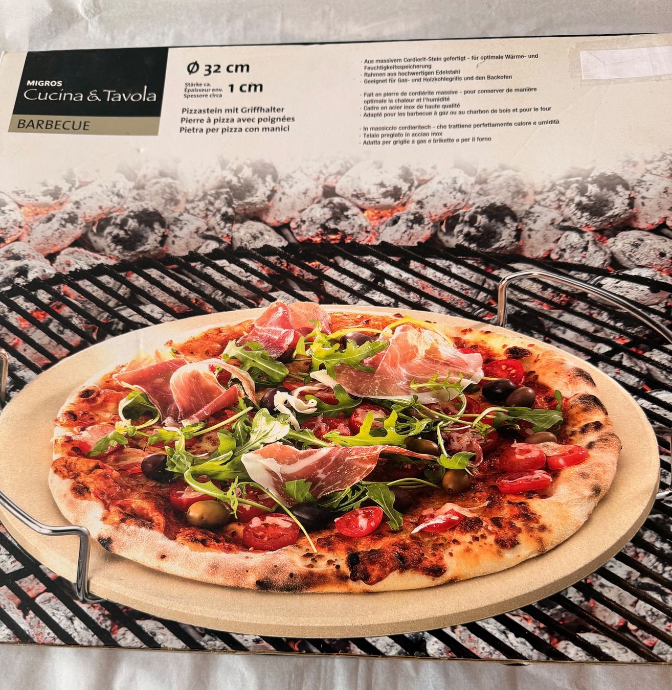 Piatti di portata: Pierre à Pizza avec poignées Neuf – Nuovo e nell'imballaggio originale da Genève venduto da lac_pf6t 1
