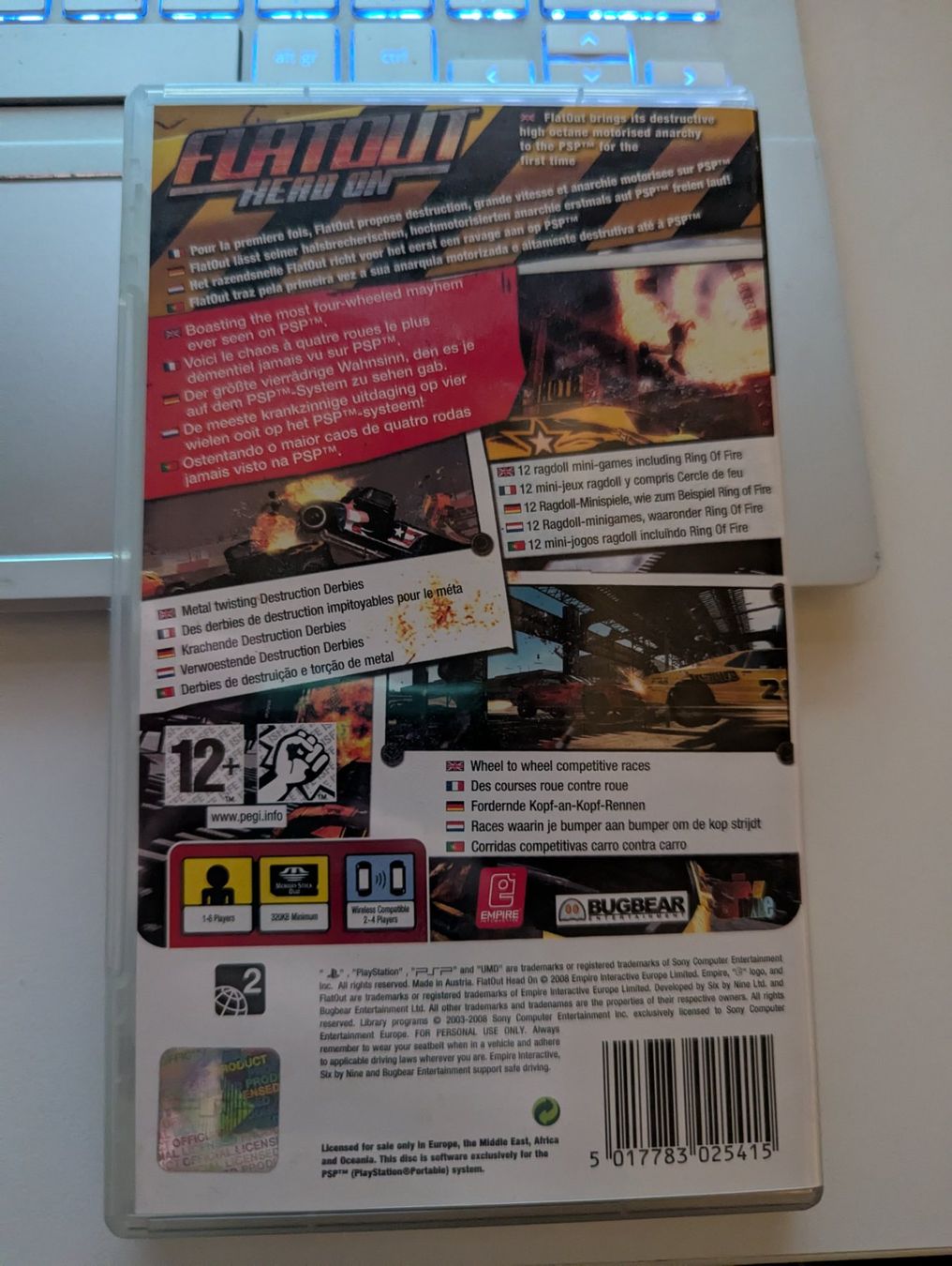 Sony Spiele: Flat Out Head On - Sony PSP Playstation Game – Gebraucht aus Hünenberg See von SpecialEditionGaming 1