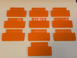 10x Lego Rampen Orange Slope 15 5 x 8 x 2/3 NEU