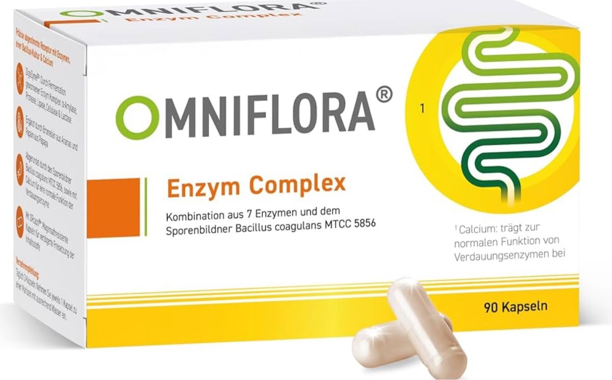 Lebensmittel & Spezialitäten: Omniflora Enzym Komplex 90 Kapseln MHD 04/27 – Neu und originalverpackt aus Suhr von SchnapperCH