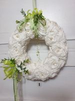 Dekokranz Rosen Boho Style Frühling Geschenk Muttertag Kranz